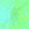Topografische kaart Aviara, hoogte, reliëf