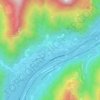 Topografische kaart Sabbionara, hoogte, reliëf