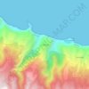 Topografische kaart El Tablado, hoogte, reliëf