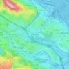Topografische kaart Balparda, hoogte, reliëf