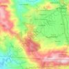 Topografische kaart Guadayan, hoogte, reliëf