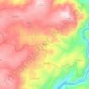 Topografische kaart Lampaça, hoogte, reliëf