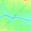 Topografische kaart Late, hoogte, reliëf