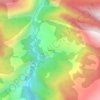 Topografische kaart Namik, hoogte, reliëf