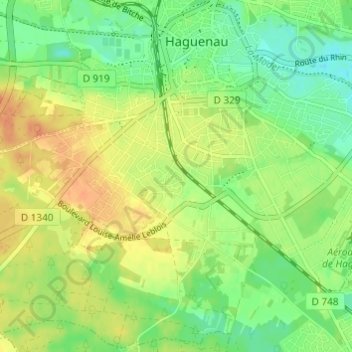 Topografische kaart Galgenmuesmatt, hoogte, reliëf