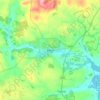 Topografische kaart Ellon, hoogte, reliëf