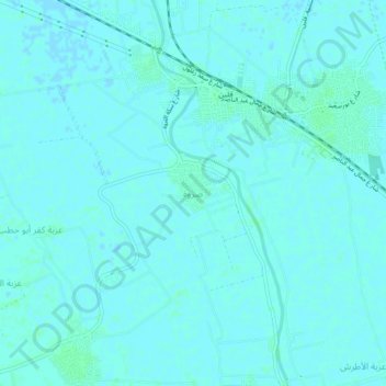 Topografische kaart Sarawa, hoogte, reliëf
