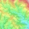 Topografische kaart Sangliya, hoogte, reliëf