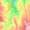 Topografische kaart A Eirexa, hoogte, reliëf