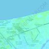 Topografische kaart FRACC. RESIDENCIAL DEL LAGO, hoogte, reliëf