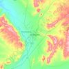 Topografische kaart Mokopane, hoogte, reliëf