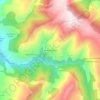 Topografische kaart Noceda de Rengos, hoogte, reliëf