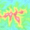 Topografische kaart Constant, hoogte, reliëf