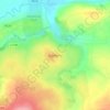 Topografische kaart Bartlemy, hoogte, reliëf