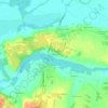 Topografische kaart La Petite Vernelle, hoogte, reliëf