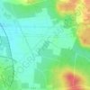 Topografische kaart Les Gardes, hoogte, reliëf