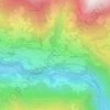Topografische kaart Silberplan, hoogte, reliëf
