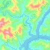 Topografische kaart 舌坡, hoogte, reliëf
