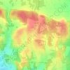 Topografische kaart Chemin de Calvisson, hoogte, reliëf