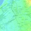 Topografische kaart Mangaldan, hoogte, reliëf