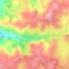 Topografische kaart Nayrac, hoogte, reliëf