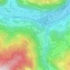 Topografische kaart Wimml, hoogte, reliëf
