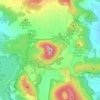Topografische kaart Volcà del Croscat, hoogte, reliëf