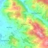 Topografische kaart Krandorf, hoogte, reliëf
