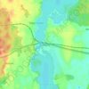 Topografische kaart Sorkwity, hoogte, reliëf