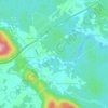 Topografische kaart Bitorajci, hoogte, reliëf
