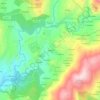 Topografische kaart Racelo, hoogte, reliëf