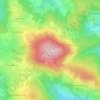 Topografische kaart Ameisberg, hoogte, reliëf