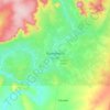 Topografische kaart Bardera, hoogte, reliëf