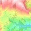 Topografische kaart San Martín, hoogte, reliëf
