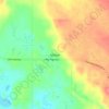 Topografische kaart McRae, hoogte, reliëf