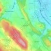 Topografische kaart Warzen, hoogte, reliëf