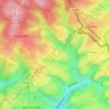Topografische kaart Merlscheid, hoogte, reliëf