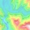 Topografische kaart Tipri, hoogte, reliëf
