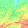 Topografische kaart Tillier, hoogte, reliëf