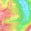 Topografische kaart Hoor, hoogte, reliëf