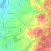 Topografische kaart Manchester Green, hoogte, reliëf