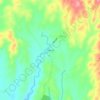 Topografische kaart Salitral, hoogte, reliëf