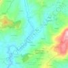 Topografische kaart Rio, hoogte, reliëf