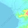 Topografische kaart Lumangbayan, hoogte, reliëf