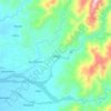 Topografische kaart Carasi, hoogte, reliëf