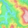 Topografische kaart Colempces Bas, hoogte, reliëf