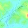 Topografische kaart Obada, hoogte, reliëf