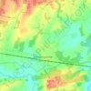 Topografische kaart Charcott, hoogte, reliëf