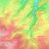 Topografische kaart Wahlen, hoogte, reliëf