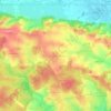 Topografische kaart Untergartelshausen, hoogte, reliëf
